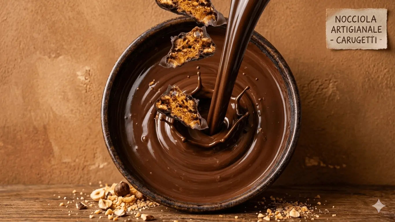 Cascata di cioccolato fondente 