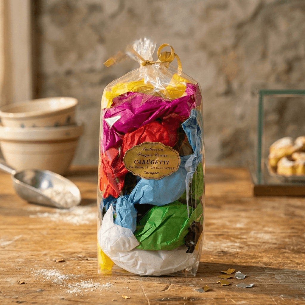 Carugetti™ dolce artigianale ligure — meringa nocciole e cioccolato fondente, laboratorio Pasticceria Piaggio Lavagna